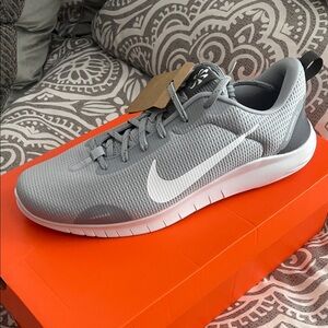 Nike Gray and White Men’s 12.5 Athletic Shoes—(Brand New- Never Worn!)
